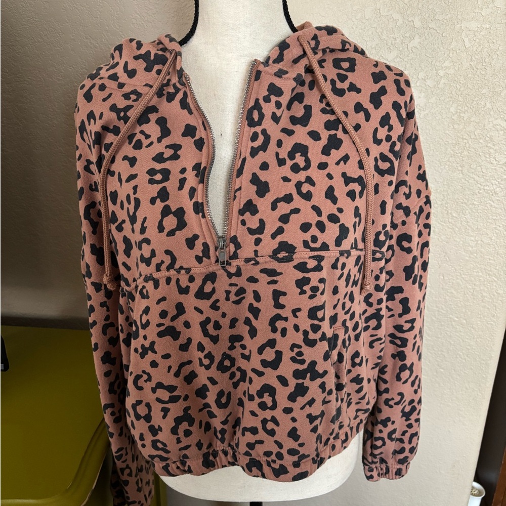 Leopard Print Hoodie